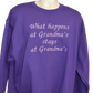 Embroidered Crew Sweatshirt: "Made in America with Irish Parts" - FREE SHIPPING
